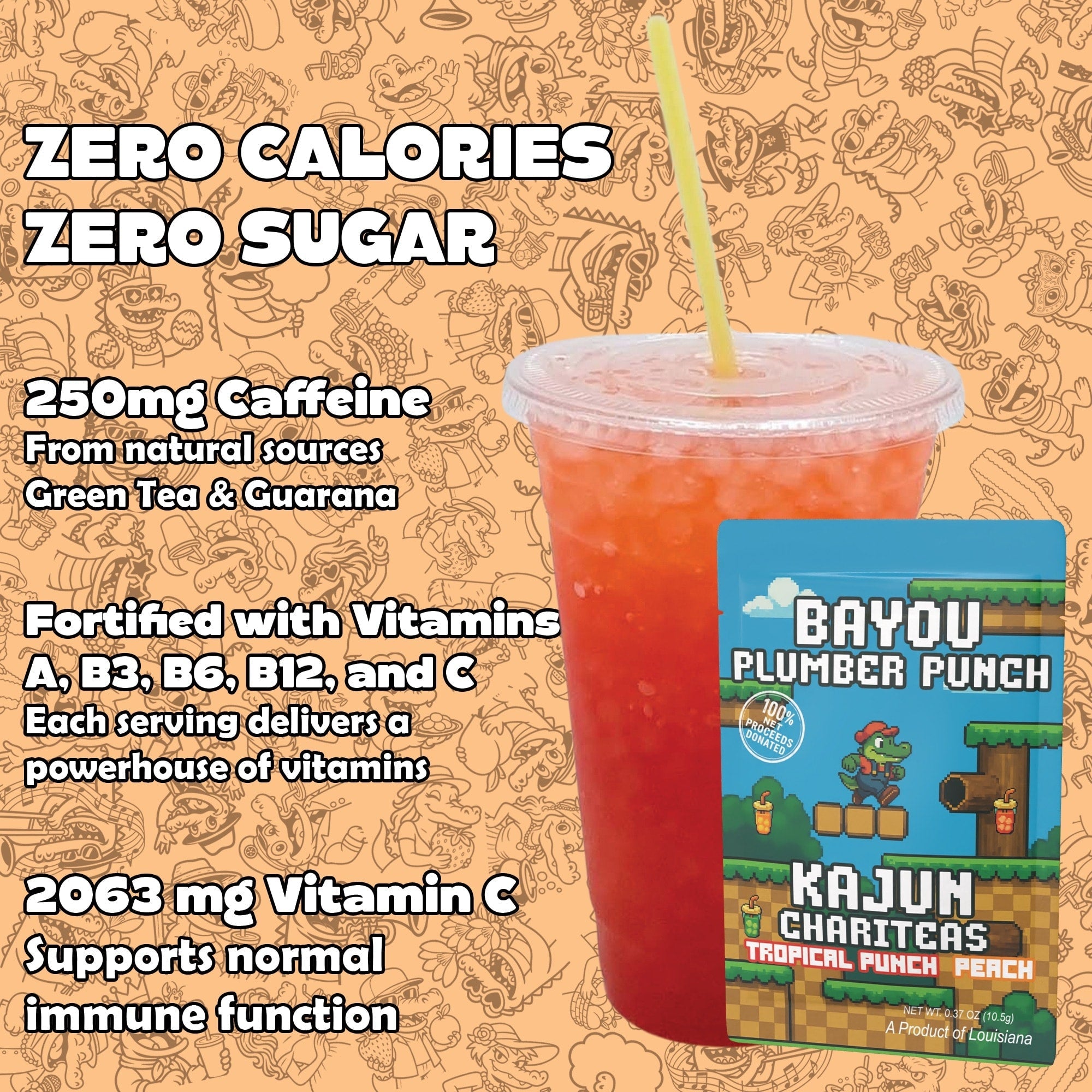 Chari-TEA Limited Edition Flavor Drop 2 Flavor/10 Pack - Cheerful Sips for Cool Breaks