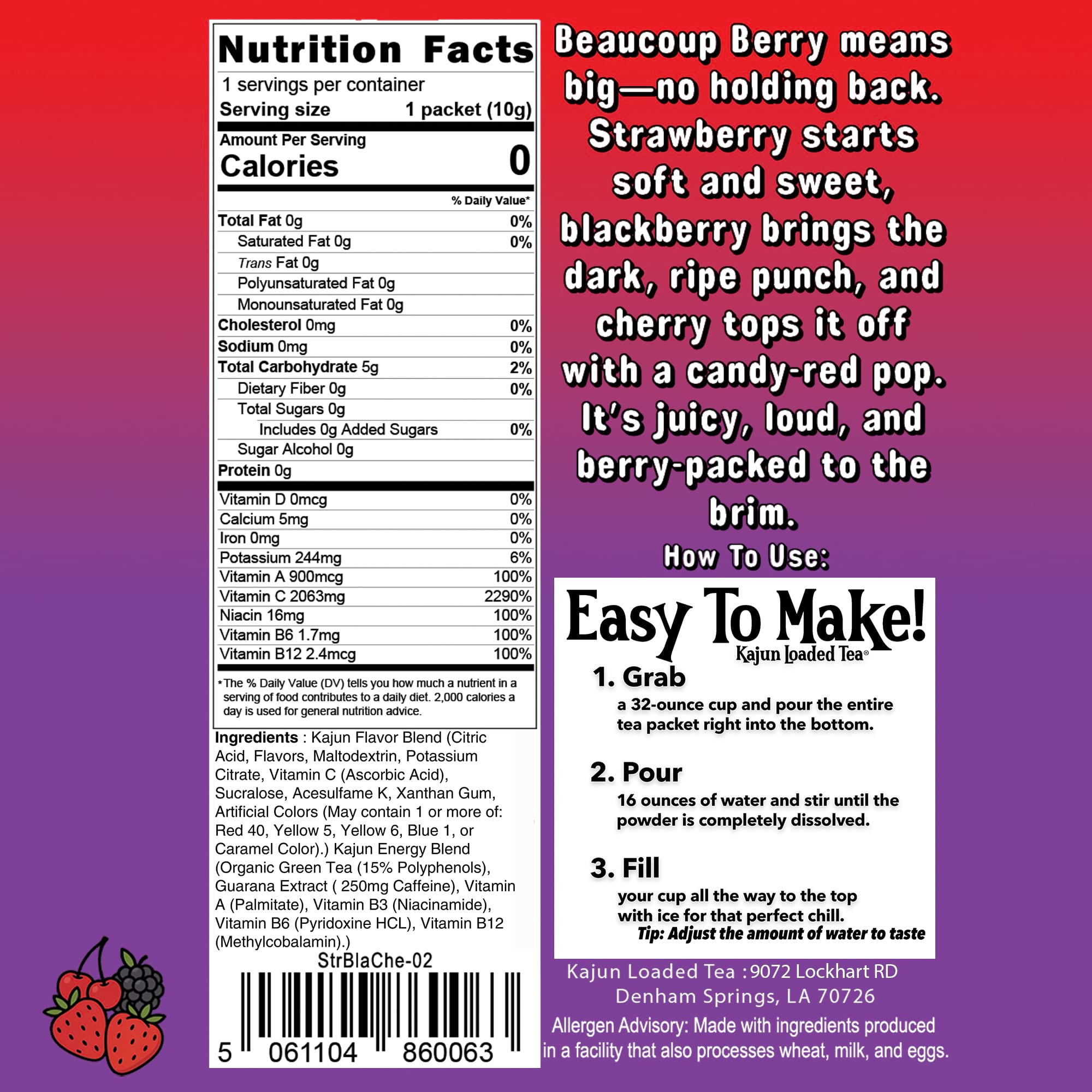 Beaucoup (Buku) Berry - Bold Sips to Mix and Enjoy