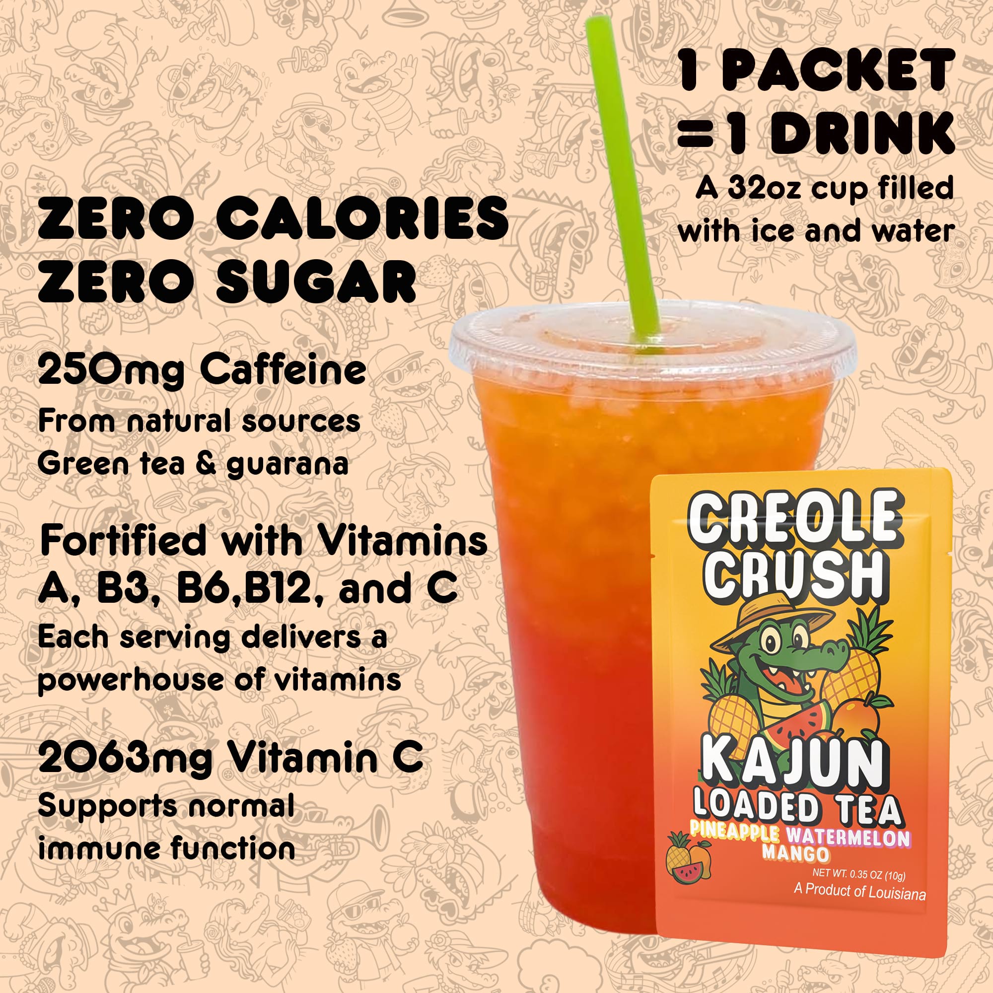 Creole Crush - Chilled Sips for Your Drink Routine