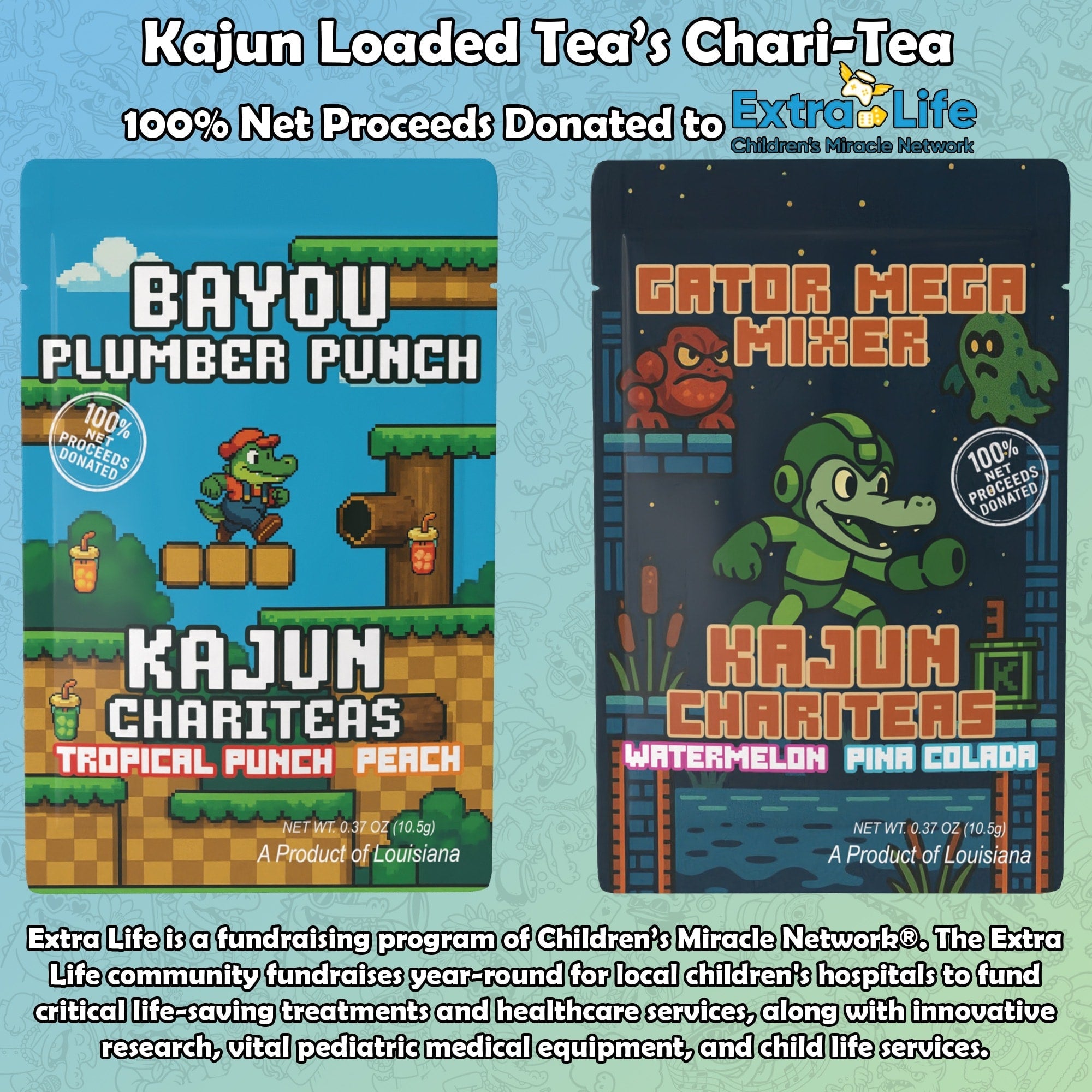 Chari-TEA Limited Edition Flavor Drop 2 Flavor/10 Pack - Cheerful Sips for Cool Breaks