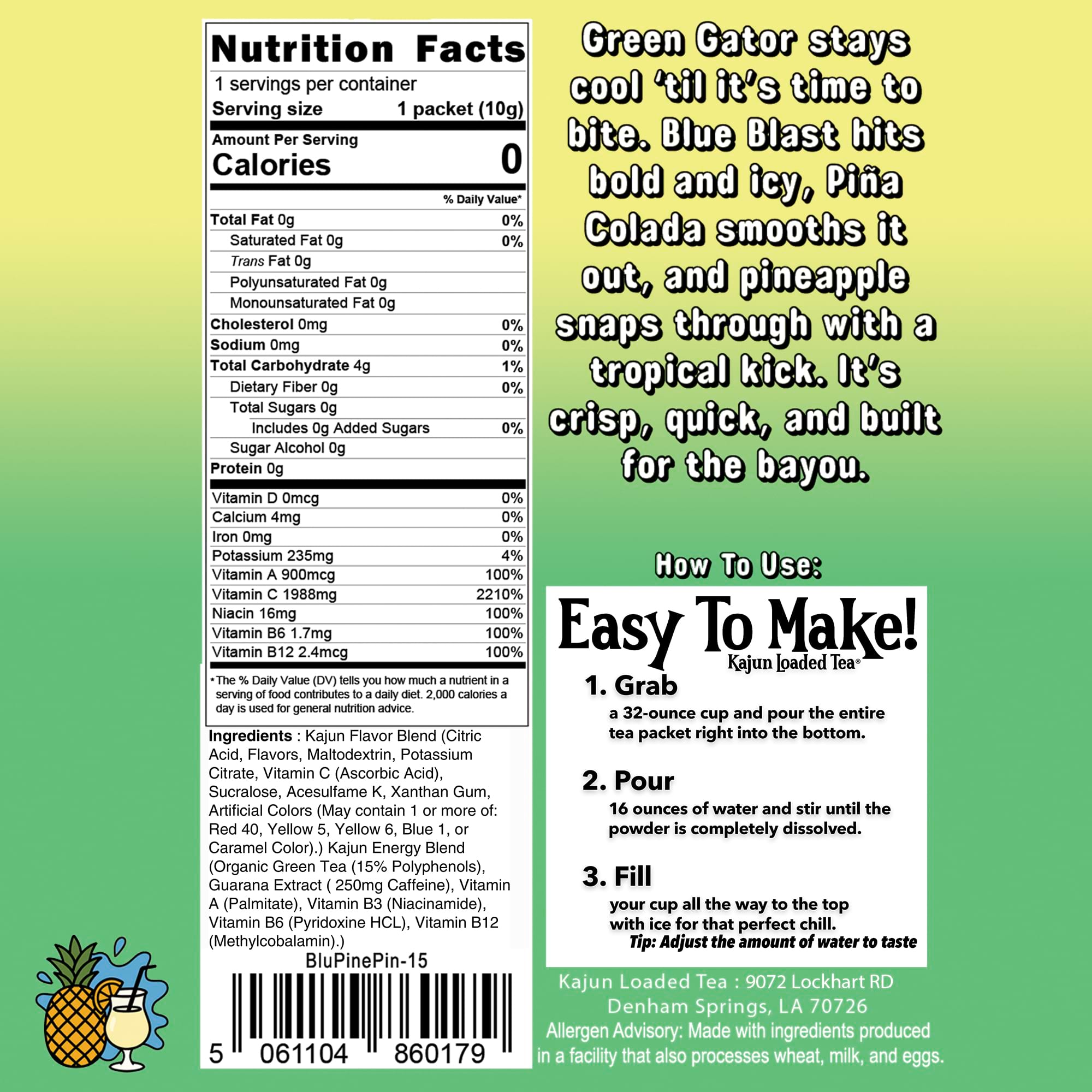 Green Gator - Fun Sips for Cold Drink Fans