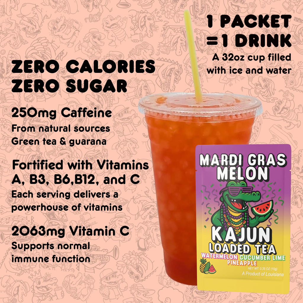Mardi Gras Melon - Casual Sips for Simple Preparation