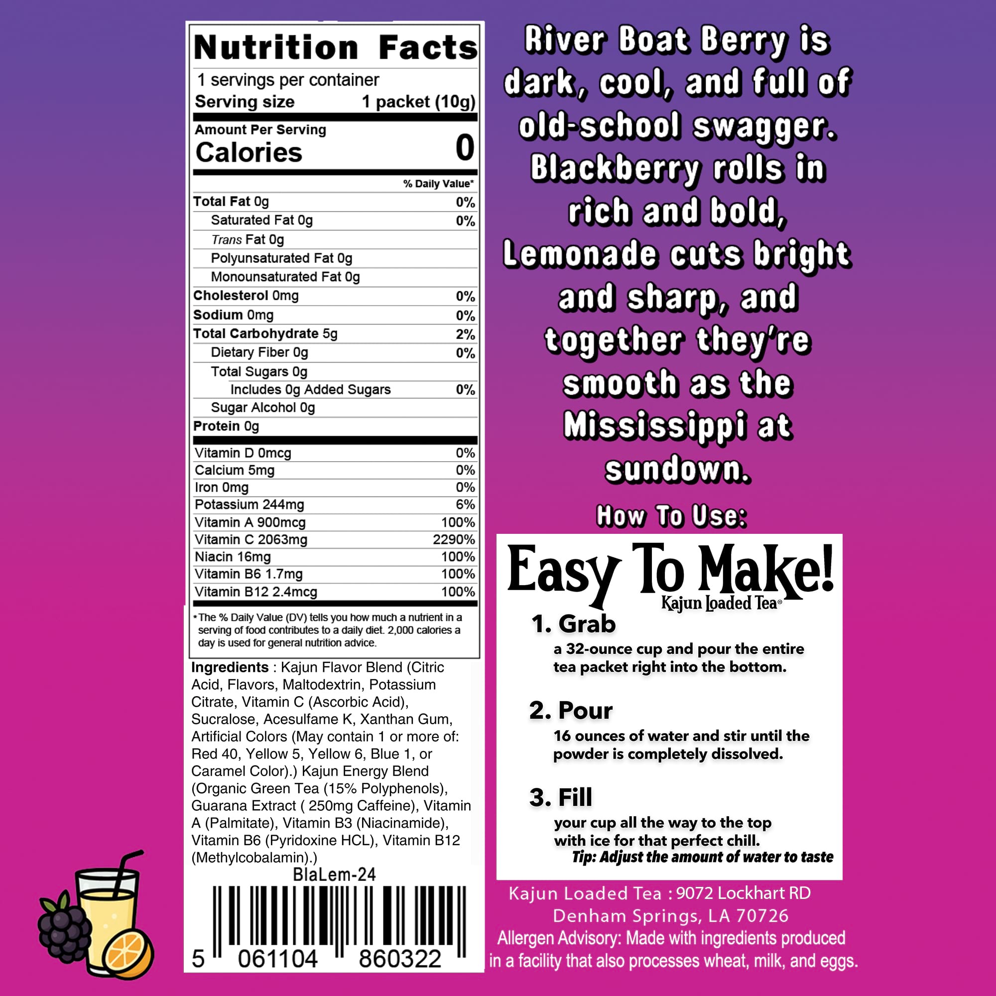 Riverboat Berry - Balanced Sips at Home or Away