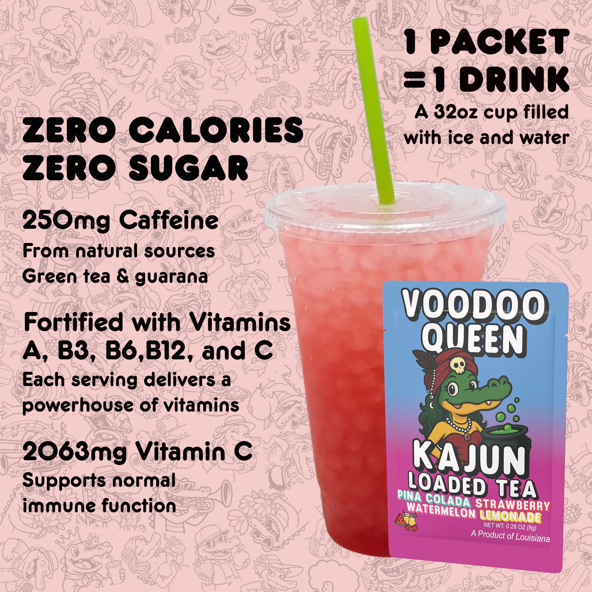 Voodoo Queen - Colorful Sips at Home or Away