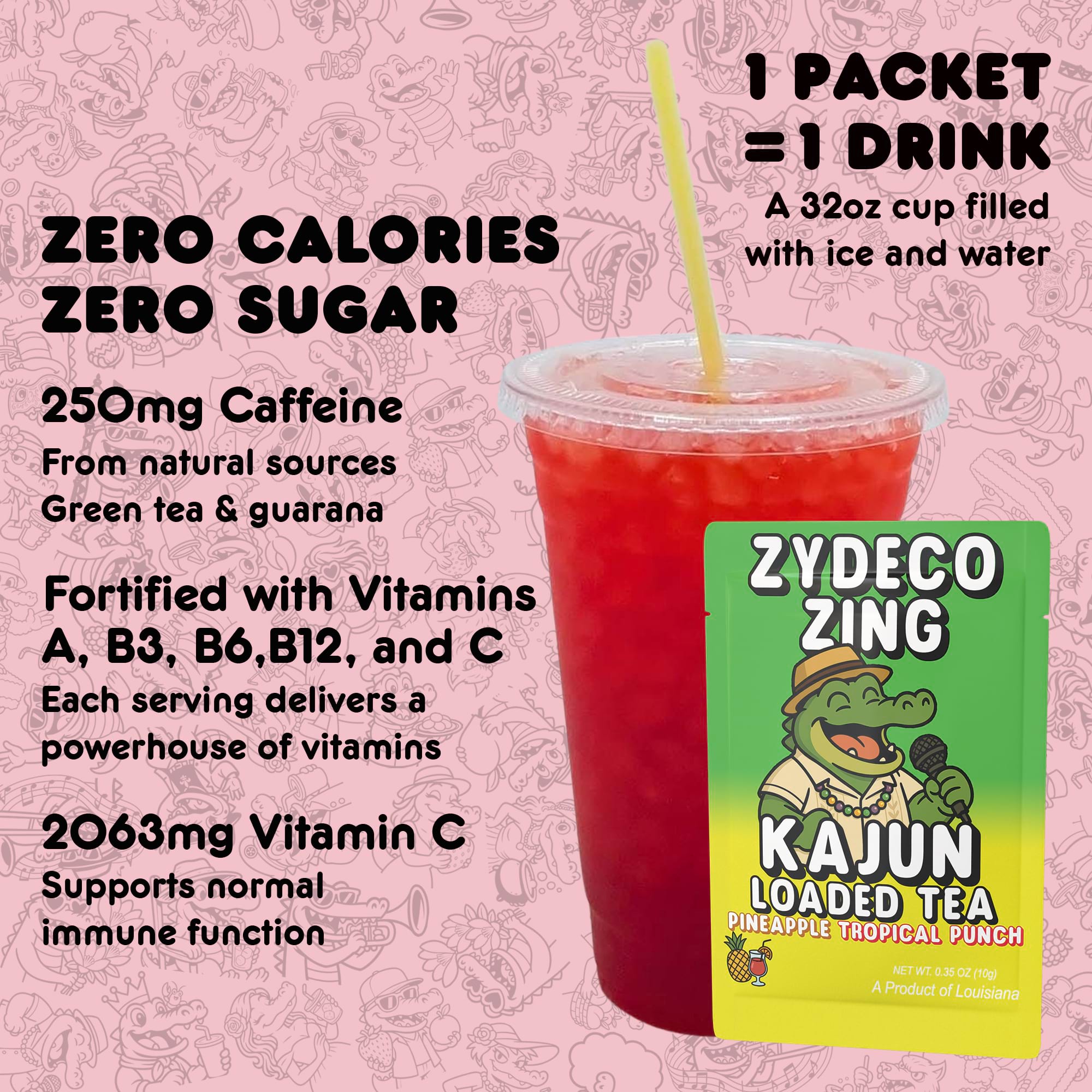 Zydeco Zing - Tasty Sips for Tea Time
