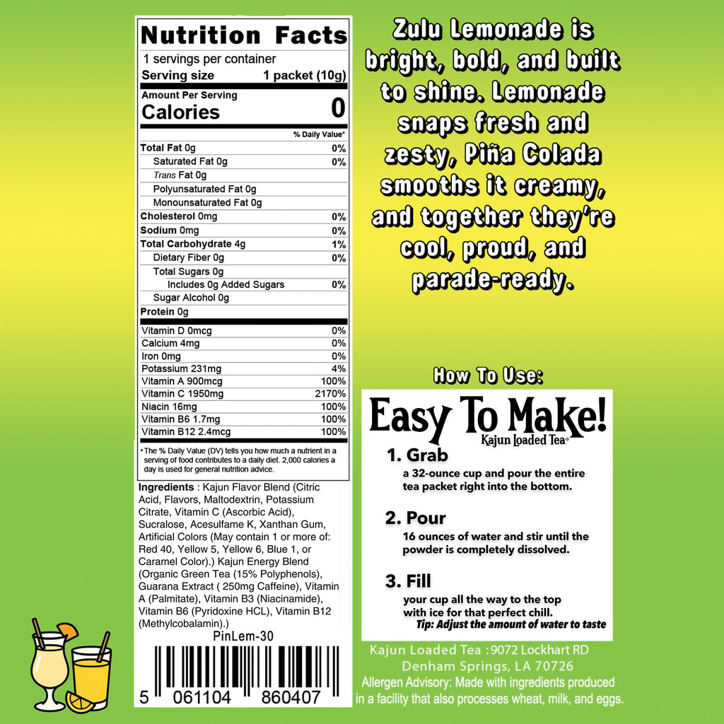 Zulu Lemonade - Delightful Sips for Weekend Sipping
