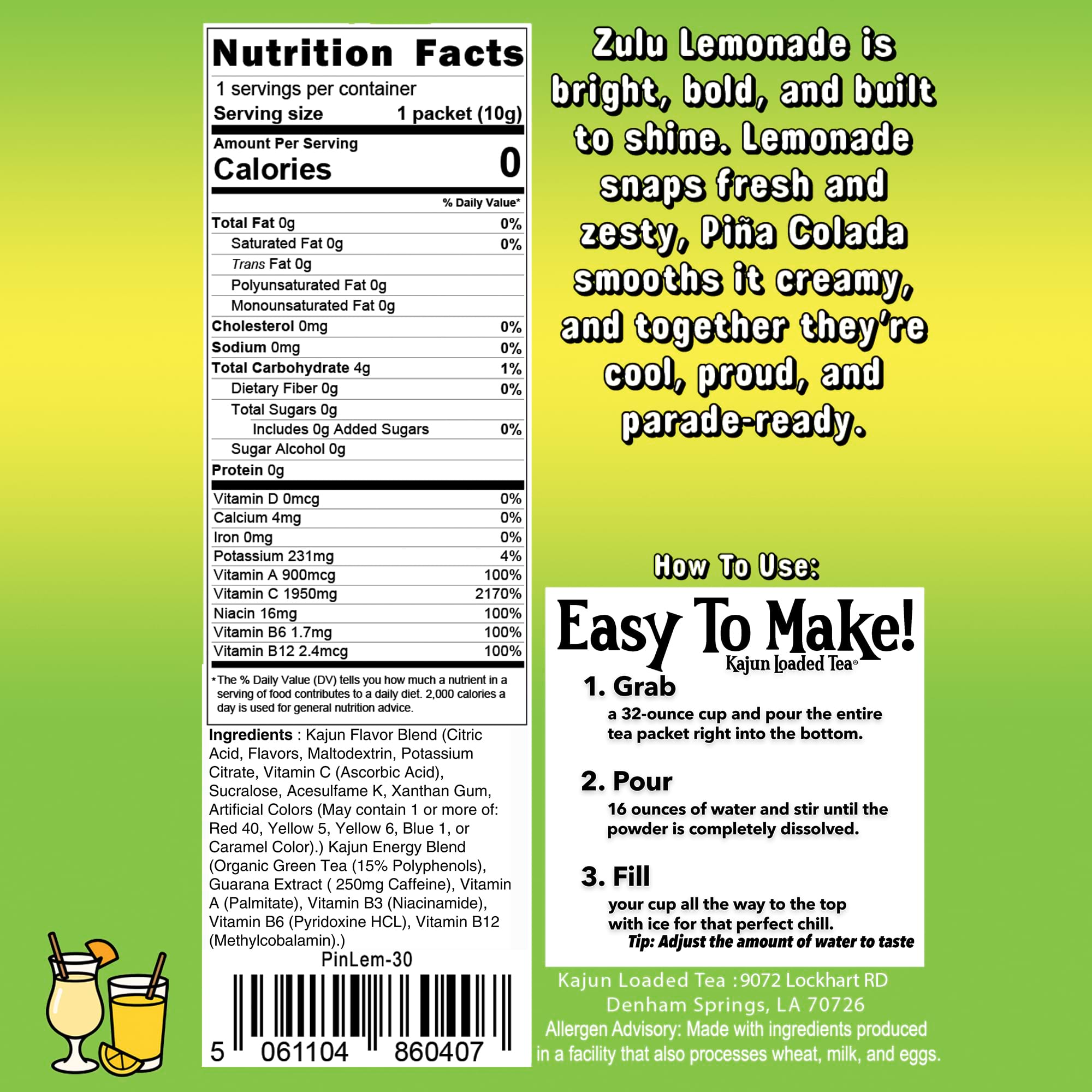 Zulu Lemonade - Delightful Sips for Weekend Sipping