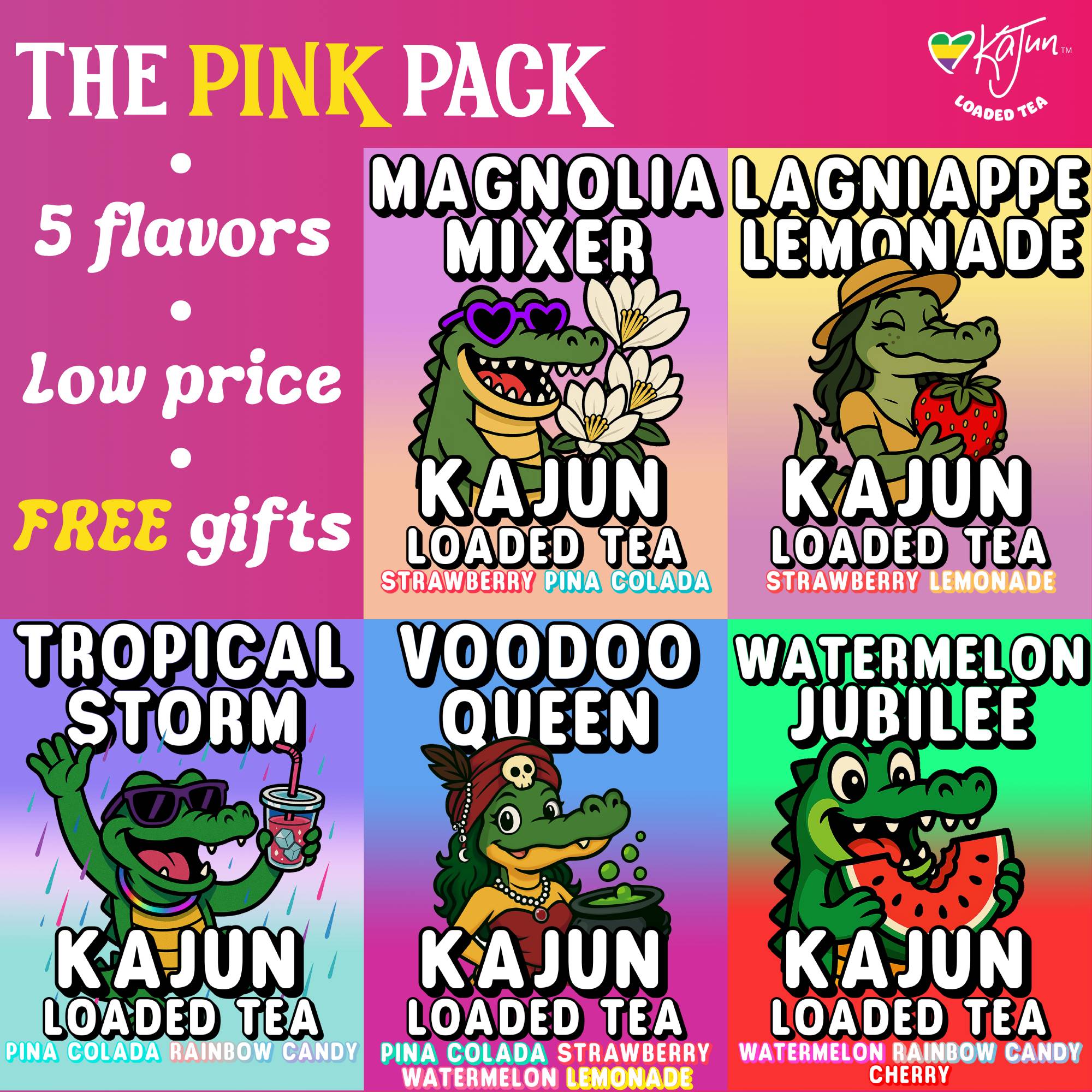 The Pink Pack - Flavorful Sips for Everyday Enjoyment