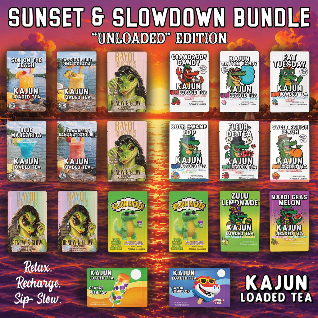 Sunset & Slowdown 20-Pack Bundle - Vibrant Sips for Your Drink Routine