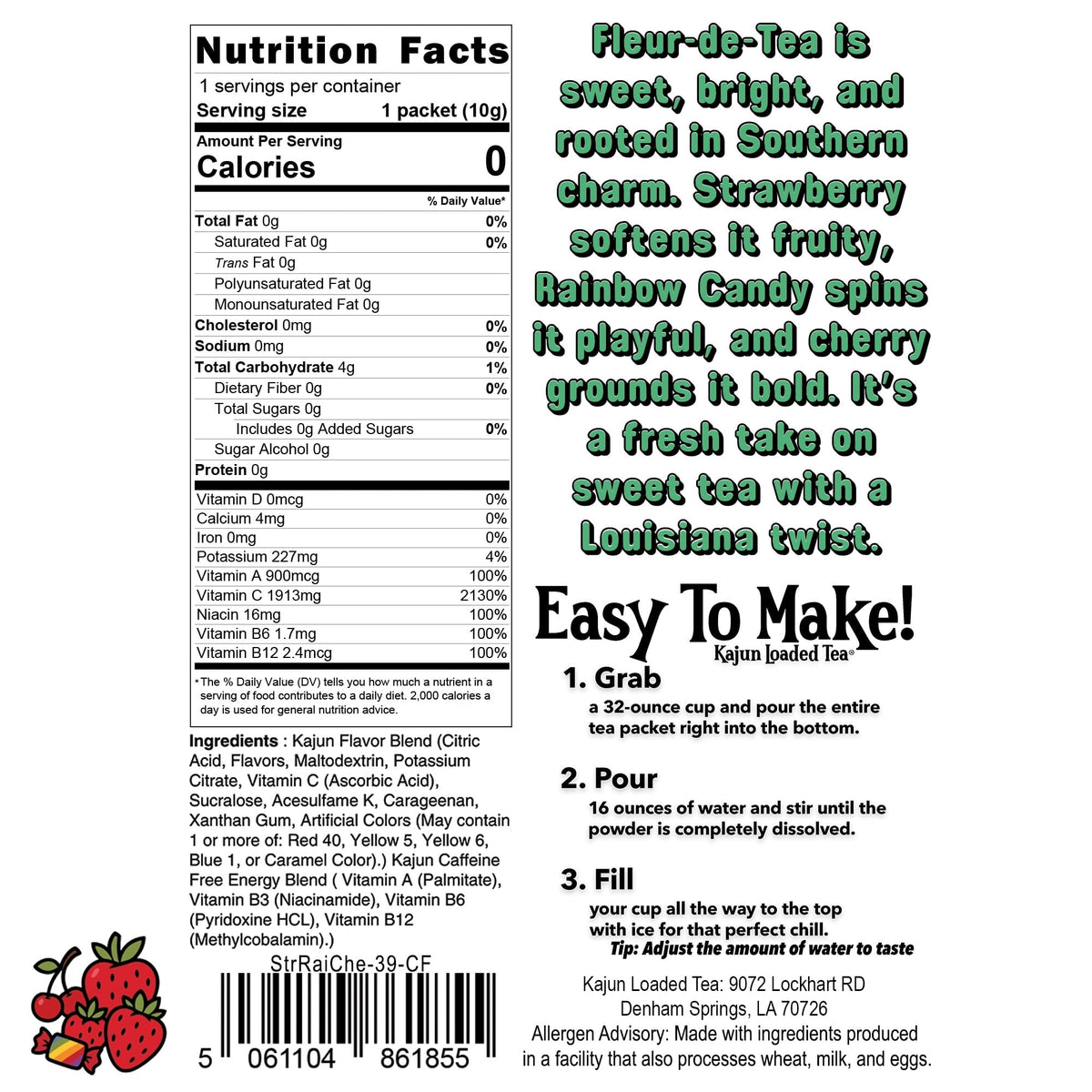 Fleur-de-Tea UNLoaded Tea (Caffeine Free) IZ08